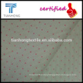 pink or purple dot printed on jacquard style cotton 40*40 high quality woven fabric for shirt dress